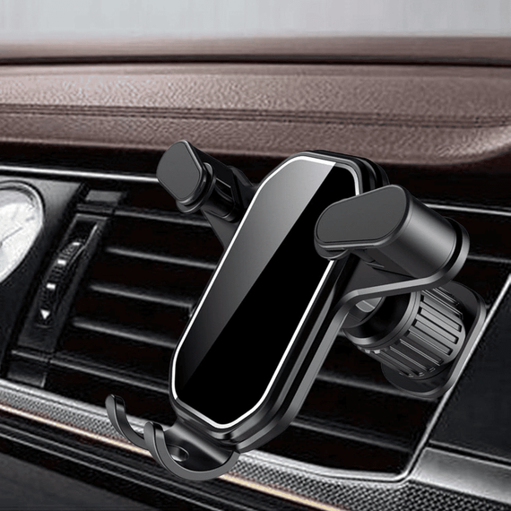 Suport auto telefon Z101A, prindere in grila de ventilatie, clema - 9- Roveli