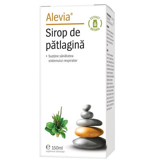 Sirop de Pătlagină 150 ml Alevia - - Roveli