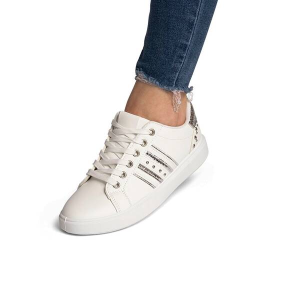 Tenisi dama din piele ecologica Albi Sorina, Culoare (12): Alb, Marime (12): 36 - 5- Roveli