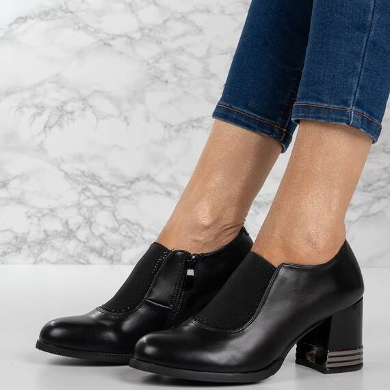 Botine scurte Noella, Culoare (12): Negru, Marime (12): 36 - 3- Roveli