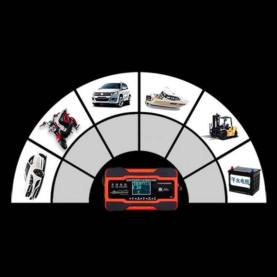 Redresor auto DP1210, 12V/24V, display digital LCD, inteligent - 2- Roveli