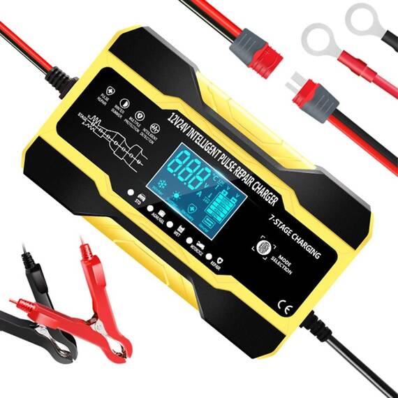 Redresor auto DP1210, 12V/24V, display digital LCD, inteligent - 3- Roveli