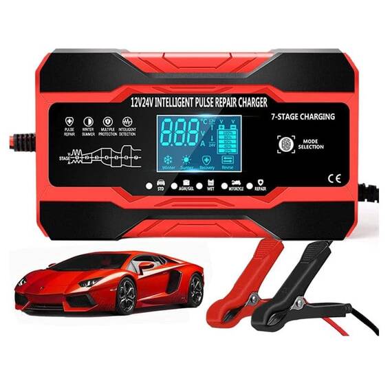 Redresor auto DP1210, 12V/24V, display digital LCD, inteligent - 4- Roveli