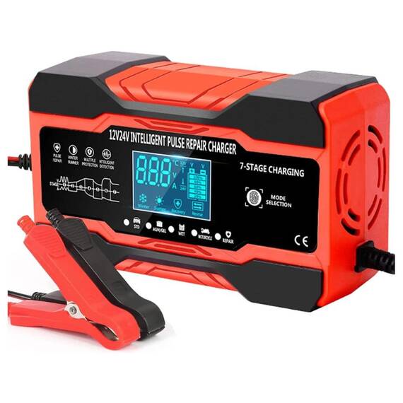 Redresor auto DP1210, 12V/24V, display digital LCD, inteligent - 7- Roveli