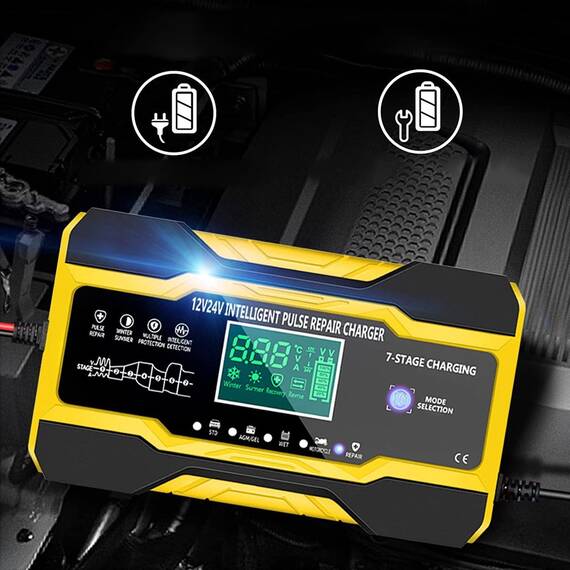 Redresor auto DP1210, 12V/24V, display digital LCD, inteligent - 11- Roveli