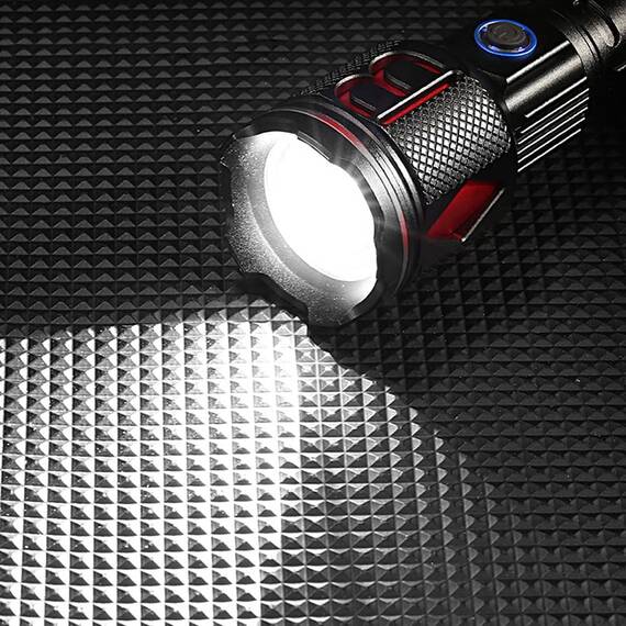 Lanterna LED 80W, zoom telescopic, reincarcabila - 5- Roveli