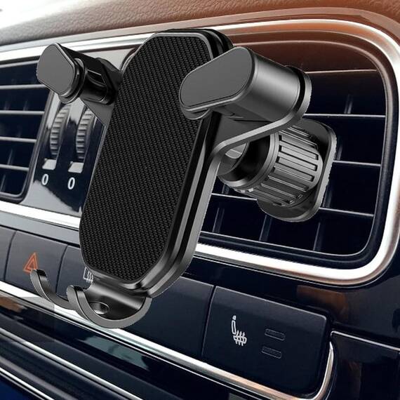 Suport auto telefon Z101A, prindere in grila de ventilatie, clema - 15- Roveli