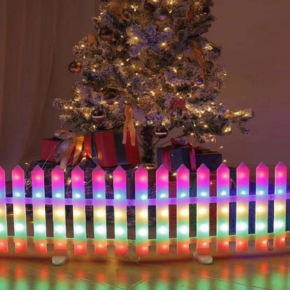 Gard decorativ Craciun, 3m, 160LED, multicolor, interconectabil - 3- Roveli