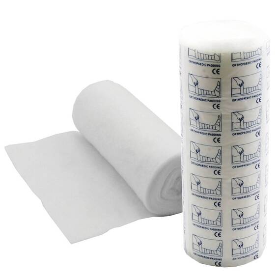 Vata ortopedica sub fasa ghipsata 10cm x 3m - - Roveli