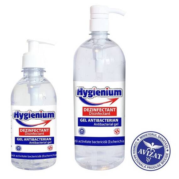 Gel dezinfectant HYGIENIUM, Marime (217): 300 ml - - Roveli