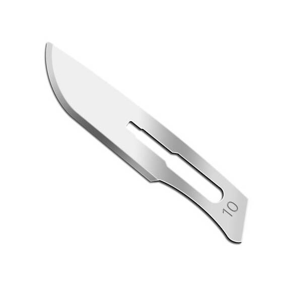 Lame bisturiu otel-carbon nr. 10 - - Roveli