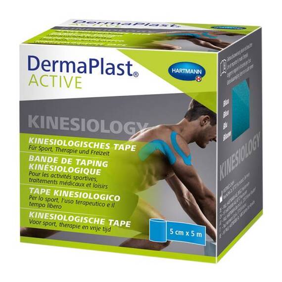 ​DermaPlast ACTIVE Kinesiology, banda kinesiologică  5 cm x 5 m, Hartmann - - Roveli