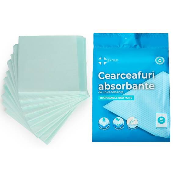 Aleze - Paturele Absorbante Synek, 60x90 cm, 10 buc - - Roveli
