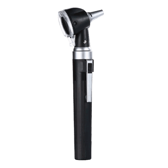 OTOSCOP ILUMINARE LED prin FIBRA OPTICA, model HS-OT10S + 8 speculi auriculari - - Roveli