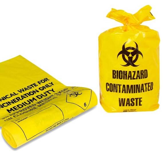 Saci Galben BIOHAZARD 240 litri - - Roveli