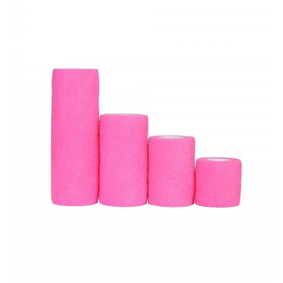 Bandaj elastic autoadeziv Minut, roz, Marime (217): 10 cm x 4,5 m - - Roveli