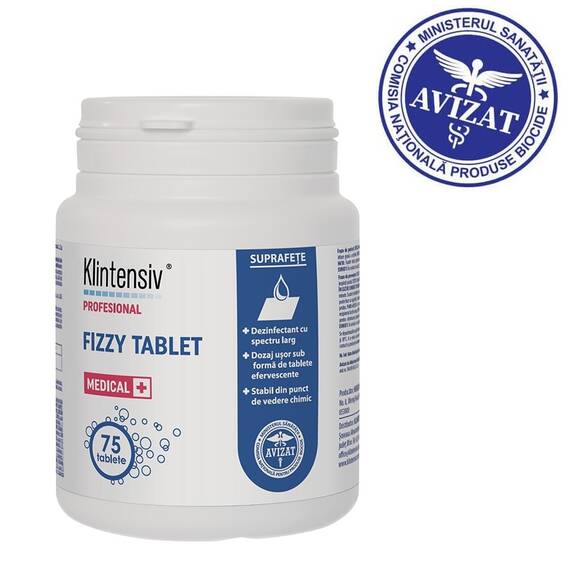 Dezinfectant clorigen KLINTENSIV Fizzy Tablet - - Roveli