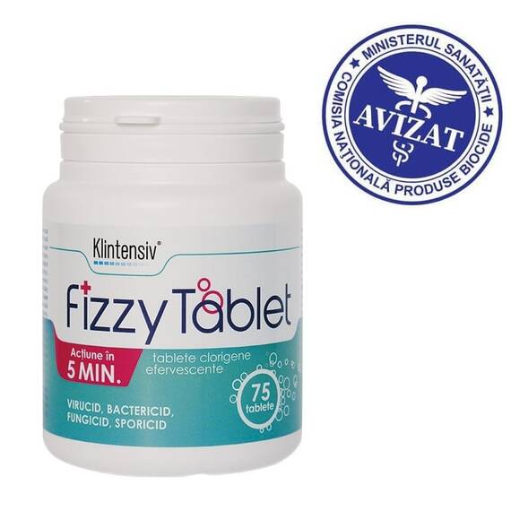 Dezinfectant clorigen KLINTENSIV Fizzy Tablet - - Roveli