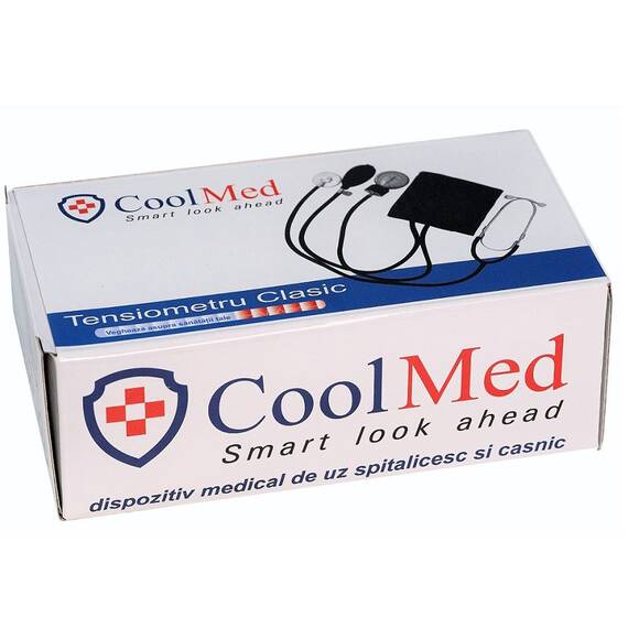 Tensiometru clasic cu stetoscop COOL MED - - Roveli