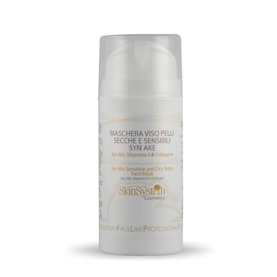 Masca faciala pentru piele uscata sensibila cu Syn Ake, Vitamina A, Colagen si Quick Lift    100ml - - Roveli