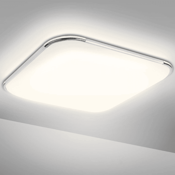 Aplica LED patrata, 52cm, 24W, 220V, 6400K - 4- Roveli