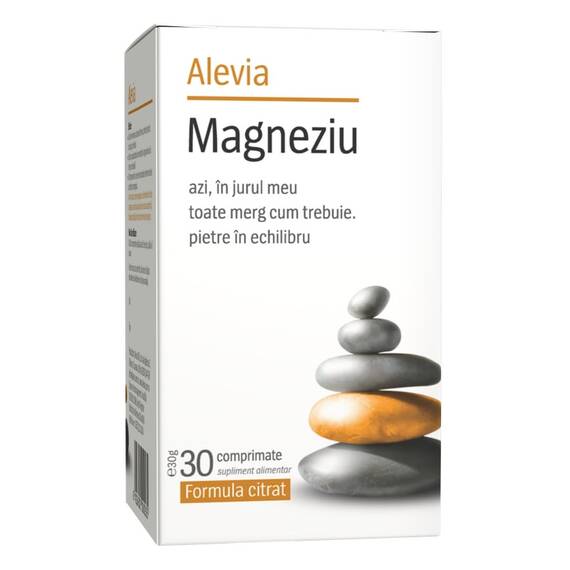 Magneziu Citrat 30 comprimate Alevia - - Roveli