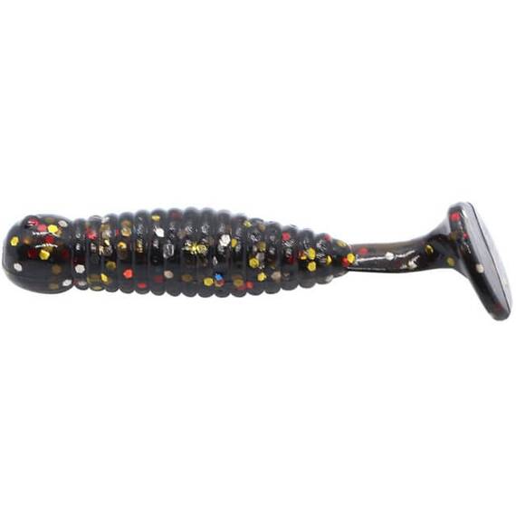 Plastic Damiki I-Grub 6cm (13buc/plic), Varianta (50): I-Grub 6cm (13buc/plic) 014 Black Mix Flake - - Roveli