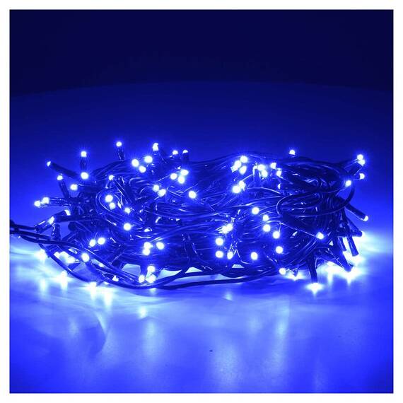 Instalatie de Craciun, 16 m, 200 LED, albastru - - Roveli