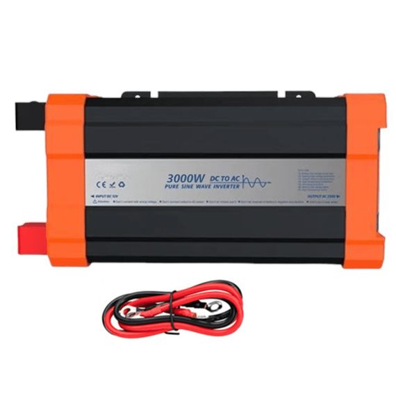 Invertor sinus pur 3000W, DC12V/AC230V, USB, ecran LCD - - Roveli