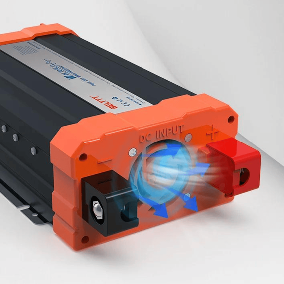 Invertor sinus pur 3000W, DC12V/AC230V, USB, ecran LCD - 3- Roveli