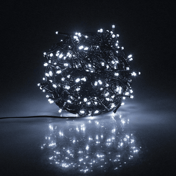 Instalatie Craciun, 36 m, 500LED, alb rece - - Roveli
