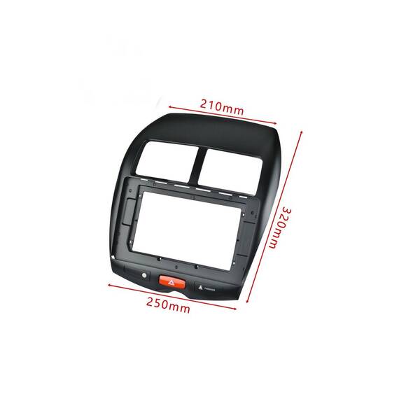 Rama Navigatie 10" cu cablaj  compatibila Mitsubishi ASX 2010 - 2016  Cod: NV3107/ GR3 - 2- Roveli