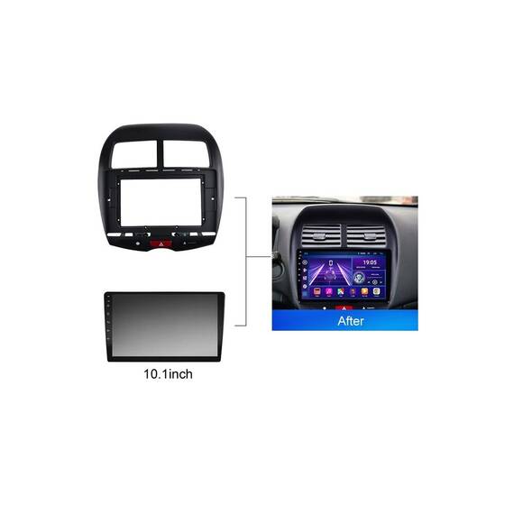 Rama Navigatie 10" cu cablaj  compatibila Mitsubishi ASX 2010 - 2016  Cod: NV3107/ GR3 - 3- Roveli