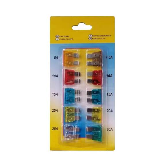 Set sigurante auto, 5A/30A, 10 piese - 4- Roveli