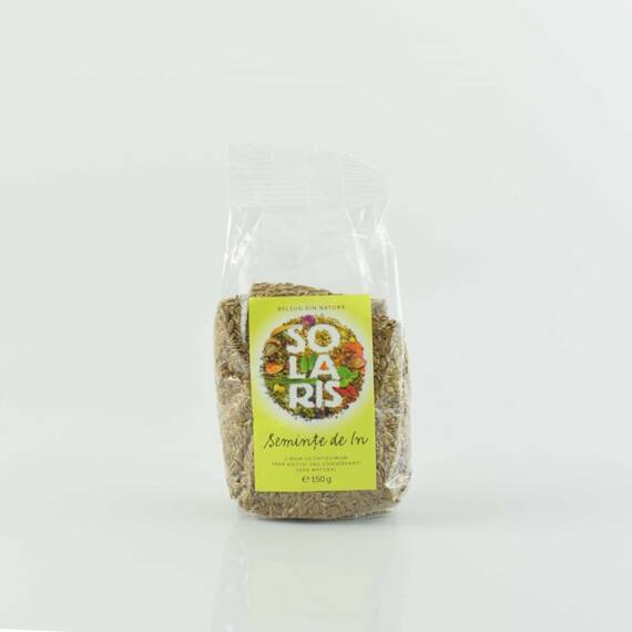 Seminte De In, 150gr, Solaris - - Roveli