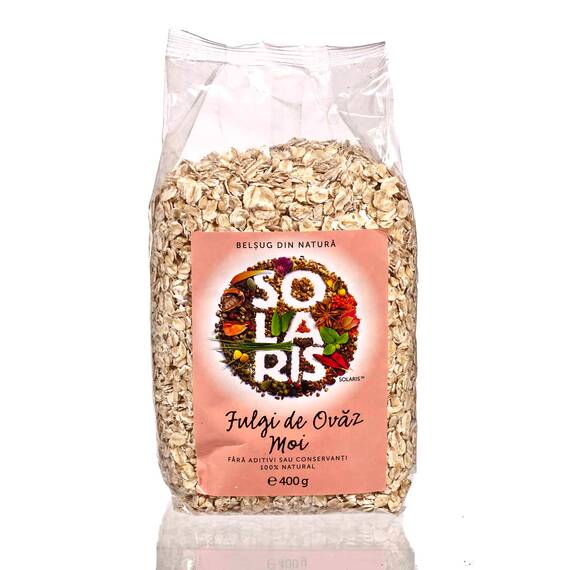 Fulgi De Ovaz Moi, 400gr, Solaris - - Roveli