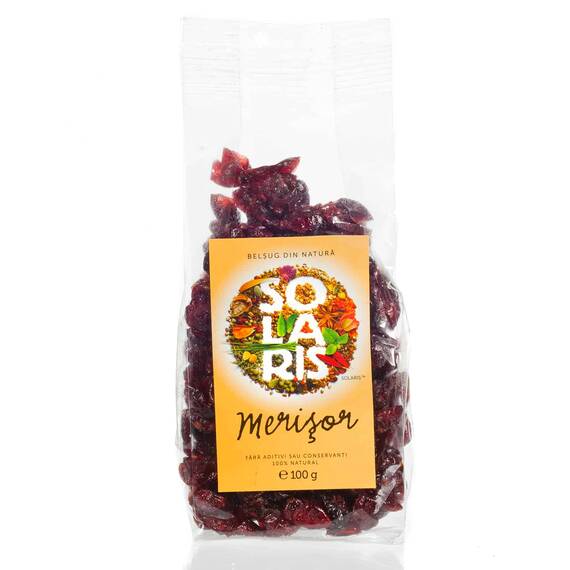 Fructe Uscate – Merisor, 100gr, Solaris - - Roveli
