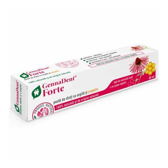 Pasta Dinti GenaDent Forte, 80ml, Viva Natura - - Roveli
