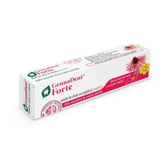 Pasta Dinti GennaDent Forte, 50ml, Viva Natura - - Roveli