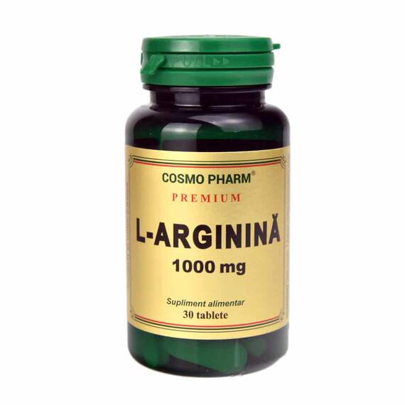 L-Arginina, 1000mg, 30tb, Cosmopharm - - Roveli