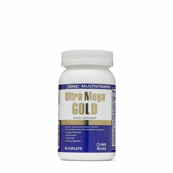 Ultra Mega Gold Complex de Multivitamine, 90 tablete, GNC - - Roveli