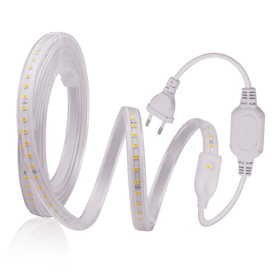 Instalatie tip banda LED, 100m, 220V, controller, alb rece/cald - 5- Roveli