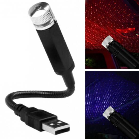 Lampa cu proiectii luminoase pe plafon/tavan, USB, 5V/1, 2 modele - 9- Roveli