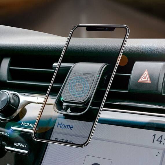 Suport magnetic pentru telefon, prindere in grila de ventilatie - 2- Roveli