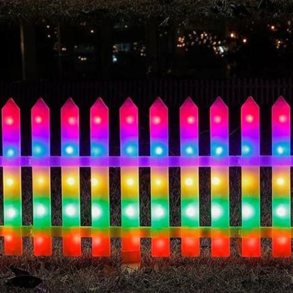 Gard decorativ Craciun interconectabil, 3m, 160LED, multicolor - 2- Roveli