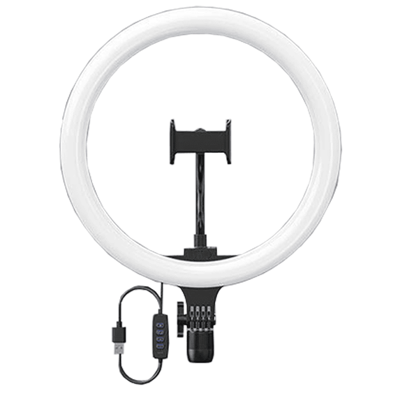 Lampa circulara cu trepied, 3 faze lumina, 18 inch - - Roveli