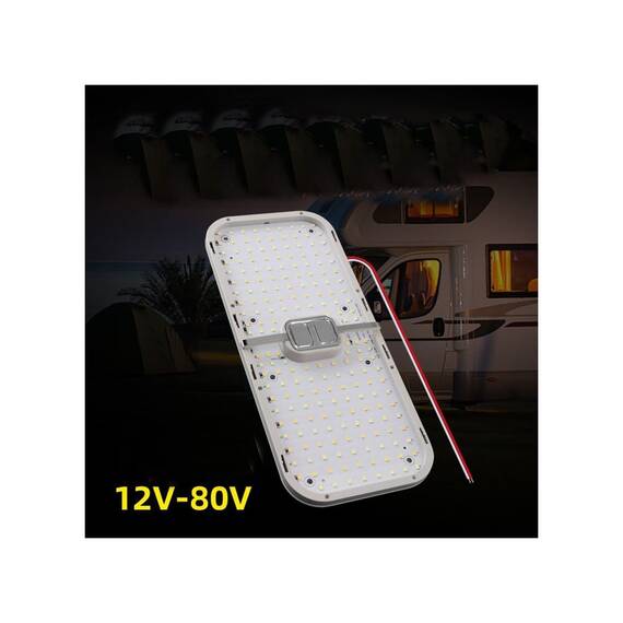 Lampa interior LED cu optiune de selectare lumina Alb rece / Alb cald 12-24V  Cod: ST-RV068 - 5- Roveli