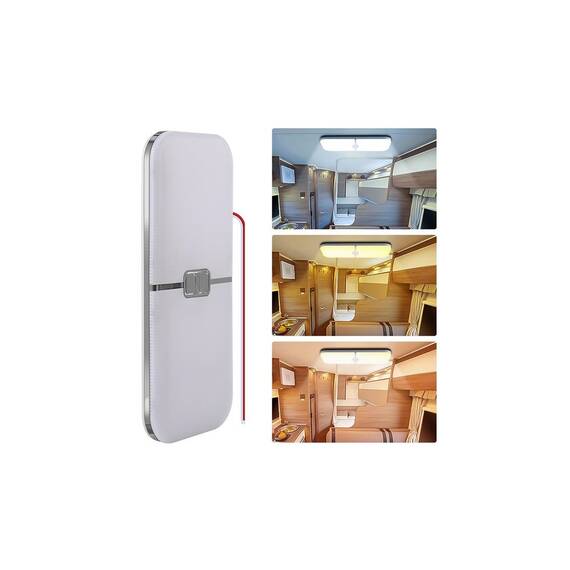Lampa interior LED cu optiune de selectare lumina Alb rece / Alb cald 12-24V  Cod: ST-RV068 - 4- Roveli