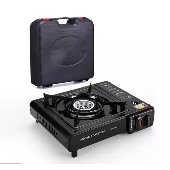 Aragaz camping, aprindere automata, negru - 3- Roveli