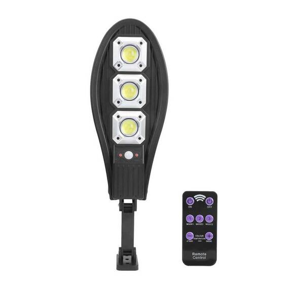 Lampa solara LED, telecomanda si senzor de miscare, 90 COB - 2- Roveli